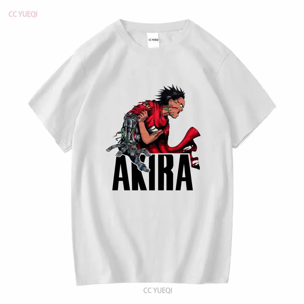 New Akira 1988 Japanese Animated Science Fiction Tokyo White T Shirt vintage Washed Versatile Breathable Casual Soft vintage