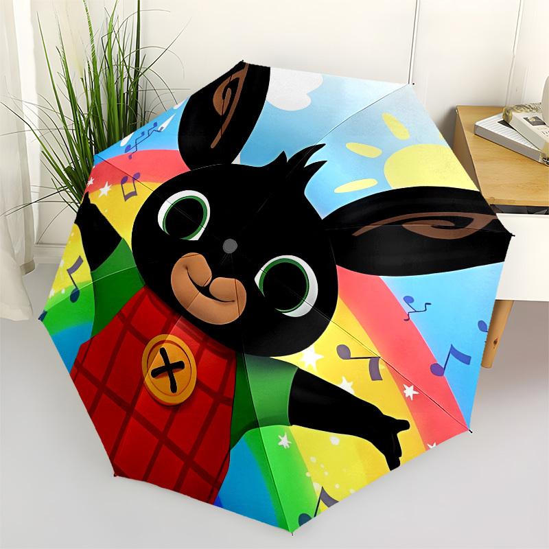 

Rainbow Bunny Automatic Opening and Closing, 8 rib Structure Portable Umbrella, Suitable for Men and Women in All Seasons Perfect Gift for