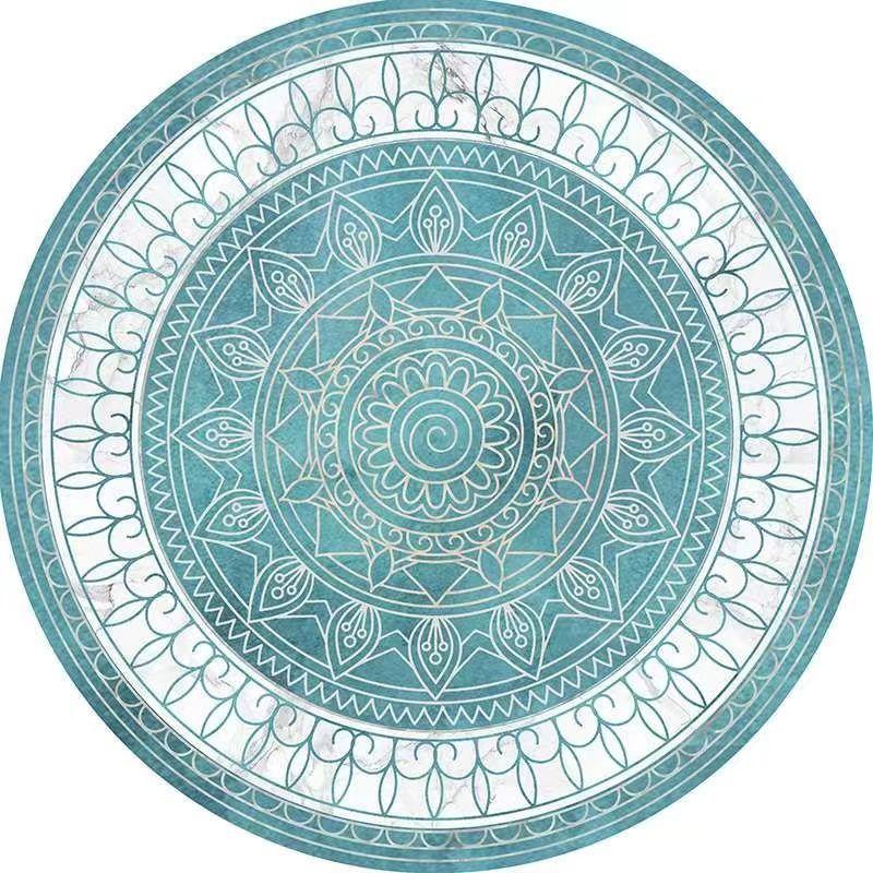 Living Room Round Carpet Dirt Resistant Wear-resistant Anti Slip Bedroom Bedside Carpet