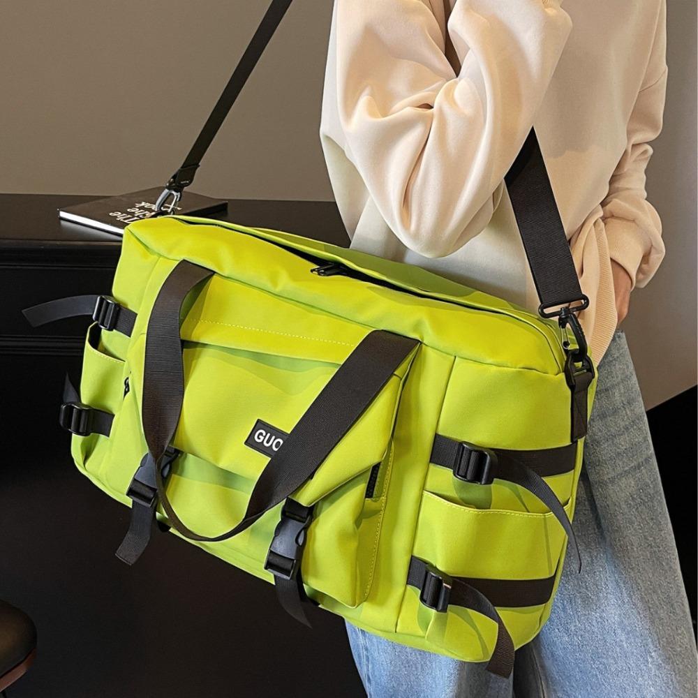 Travel Bag Large Capacity Satchel Bag Women's Dry and Wet Separation Fitness Bag Men's Fashion Sports Training Bag Lightweight Luggage Bag