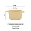 Ins-Style Striped Ceramic Stew Bowls (Set of 2)