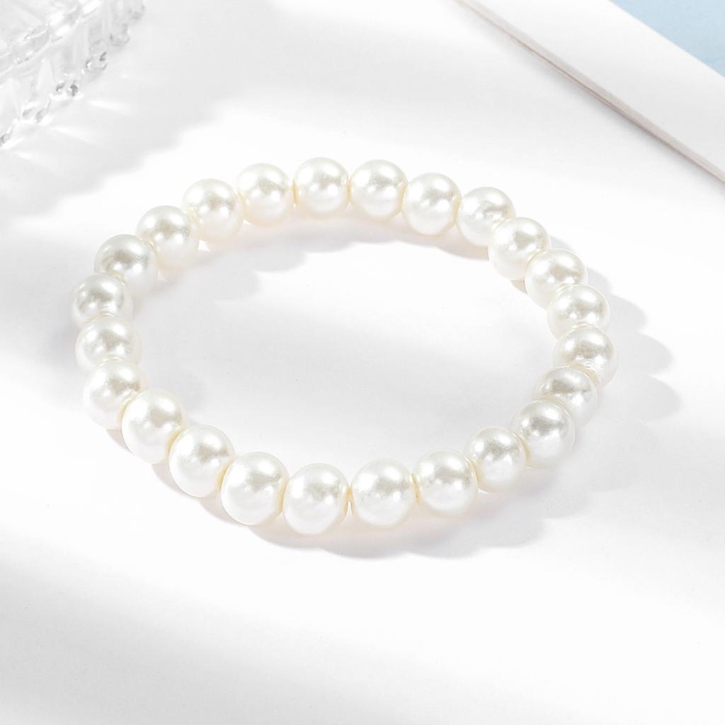 Pearl Bracelet Fashion Versatile Beaded Jewelry, Bracelet Bridal Pearl Bracelet