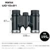 Pentax UD 10x21 Binoculars, Black, with Case and Strap, 61816