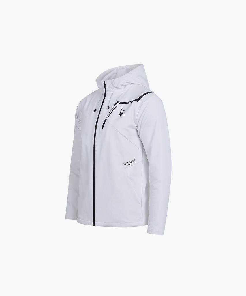Spyder Men'S Fleece-Lined Woven Zip-Up Training Jacket Spjwcnft207Mwht
