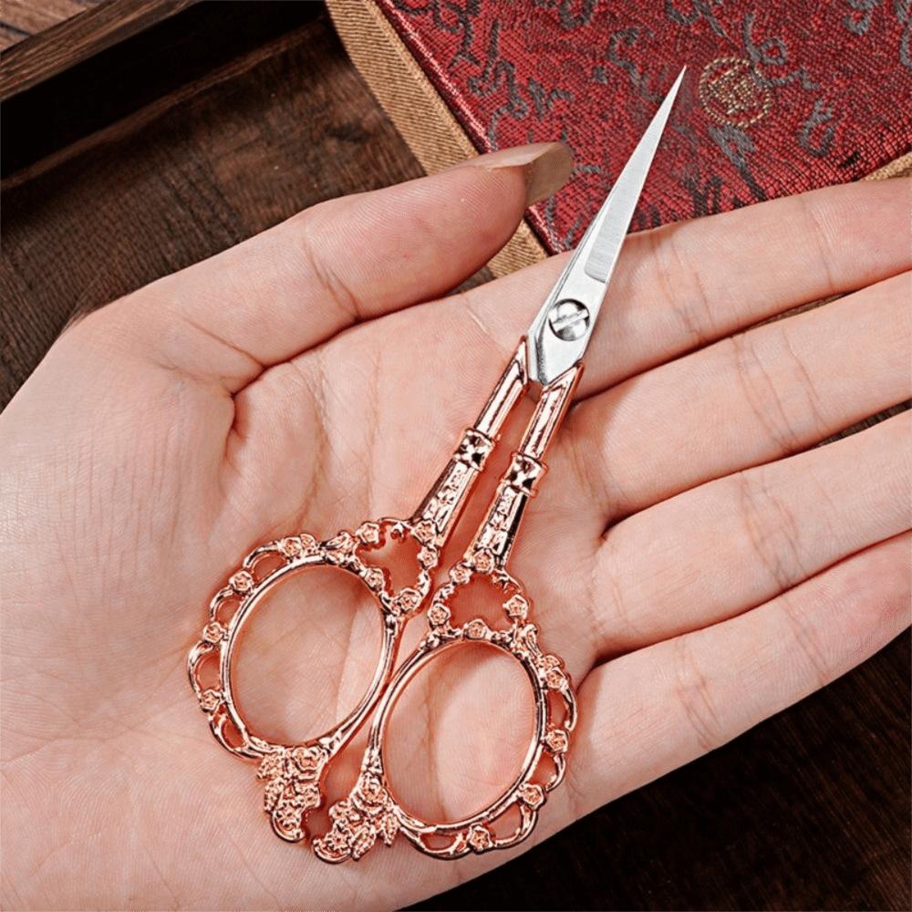 Antique Design Retro Scissors Classic Style Embroidery Scissors Thread Cutter  Cross-stitch Work