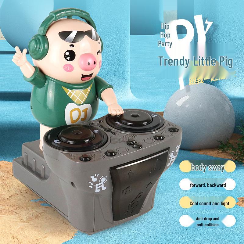 

Electric Dancing Pig Toy with Colorful Lights