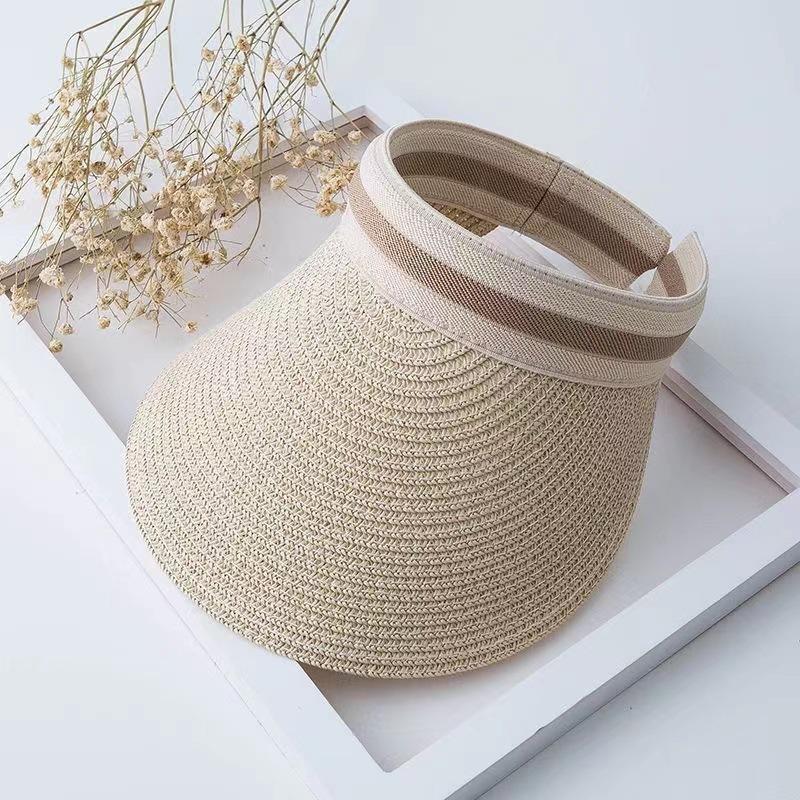 

Children Summer Sun Hats For Girls Boy Travel Sunshade Trendy Outdoor Beach Tour Visor Baseball Cap Adult straw hats Kid size (48-52cm) бежевый