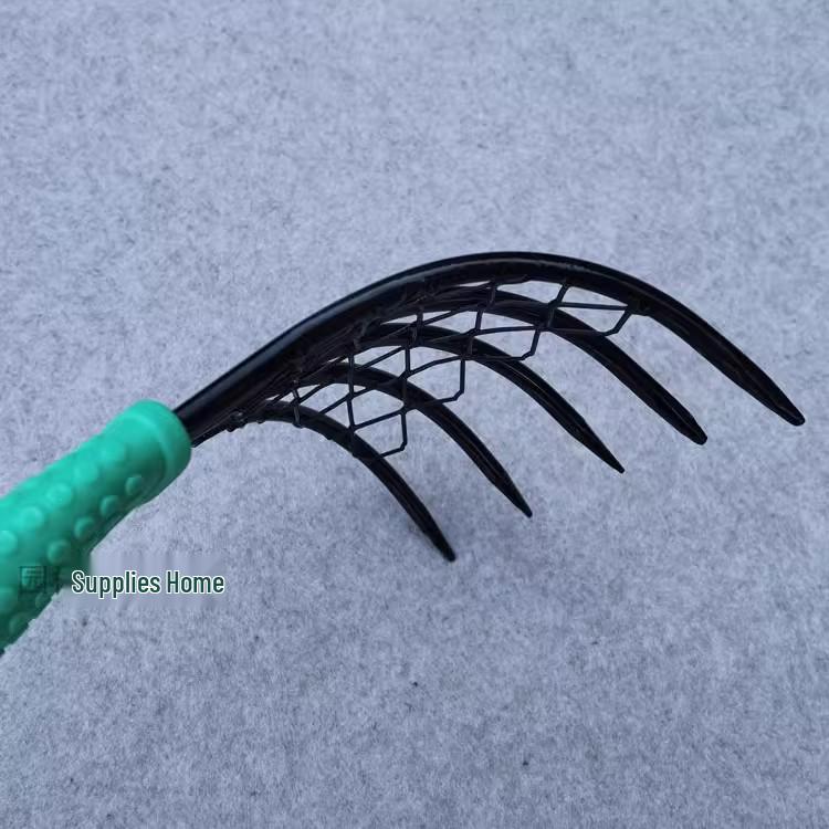 Five-Claw Rake for Leaves, Gardening, and Beach Use