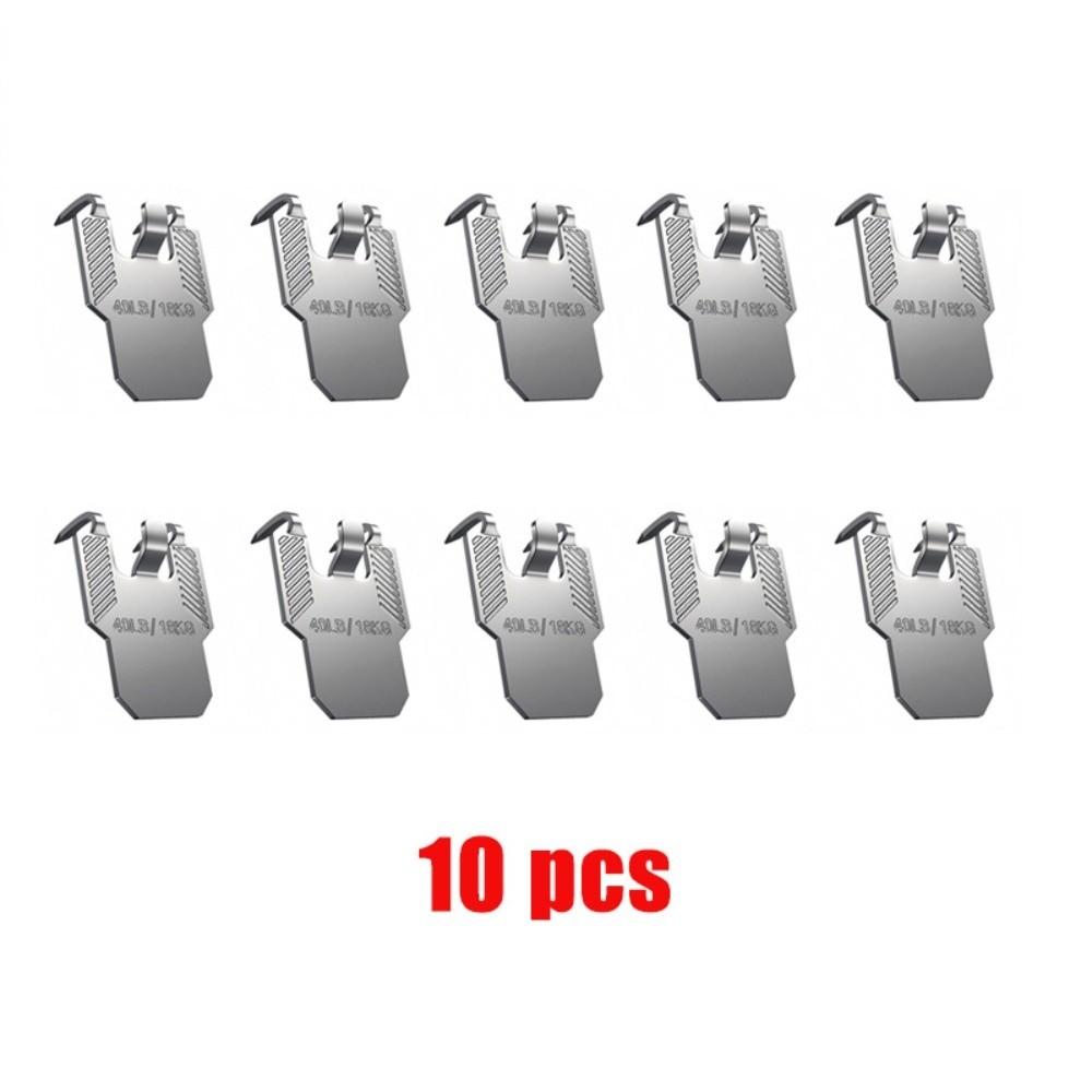 10pcs Large Size Claw Picture Hangers Heavy Duty Picture Frame Hangers  Picture Hanging 10pcs серебряный