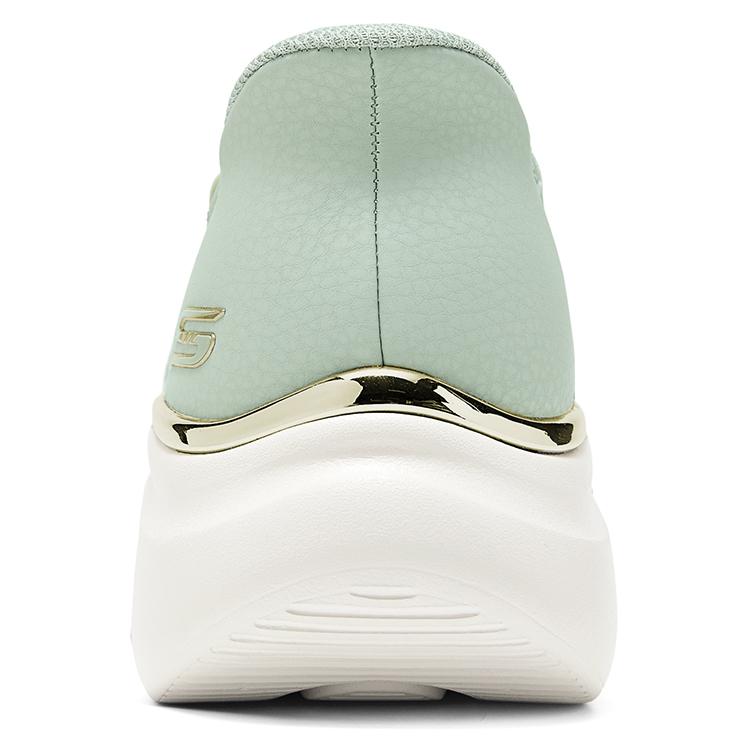 Skechers Bobs Sport Flash Step Shoes Comfortable Sports Low Top Casual Shoes Women Sneaker Mint-Green 117617-SAGE