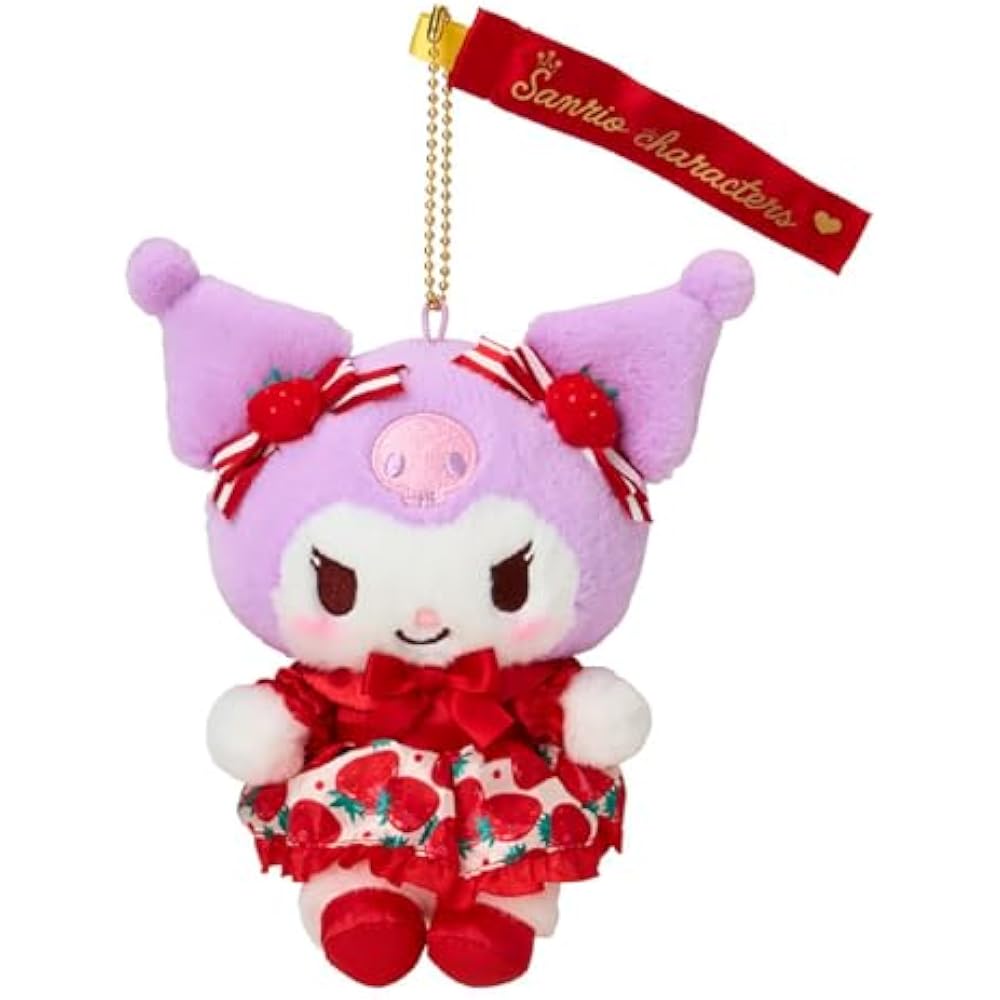 SANRIO (SANRIO) Mascot Holder (Ichigo Newspaper 50th Anniversary), Chrome Polyester, Nylon, Steel...
