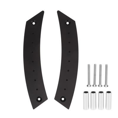 2ks Sada tažných madel dveřního panelu Hliníková slitina Úspora práce Vysoká pevnost Odolné proti rzi pro automobily Černá