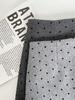 2026 Autumn/Winter Korean Style Polka Dot Woolen A-Line High-Waisted Slimming Skirt