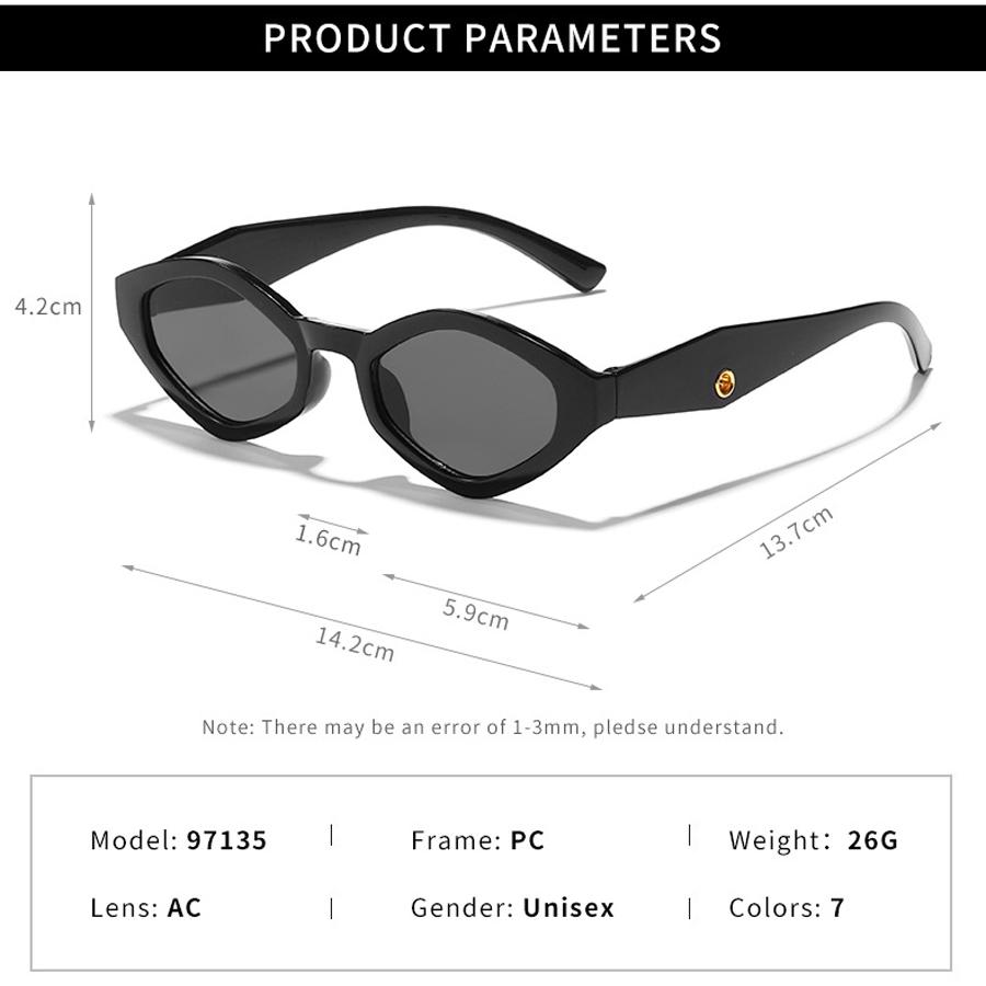 Vintage Cat Eye Sunglasses Women Men  Brand Designer Fashion Goggle Sun Glasses Female Trends Shades Outside Eyewear UV400