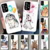 Cute Bunny Rabbit Phone Case Cover For Samsung Galaxy A12 A22 A32 A52 A72 A02S A51 A50S A31 A20S A10S Note 20 Ultra 10 Plus Gala