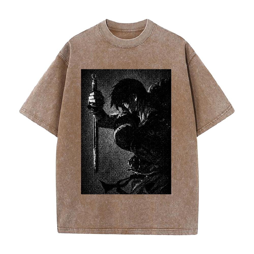 Fushiguro Toji Jujutsu Kaisen Clothing Men Women Manga T-shirts Washed T Shirt Casual Loose Cotton Tee Harajuku Unisex Tshirt