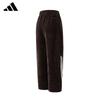 Adidas Women's Loose Fit Corduroy Straight Leg Casual Pants