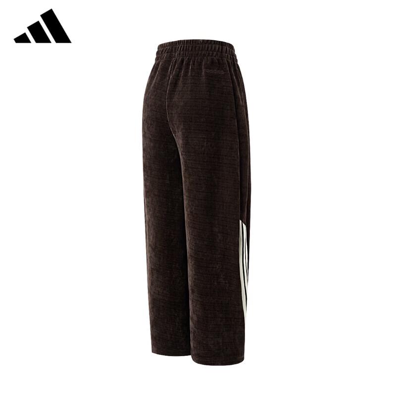 Adidas Women's Loose Fit Corduroy Straight Leg Casual Pants