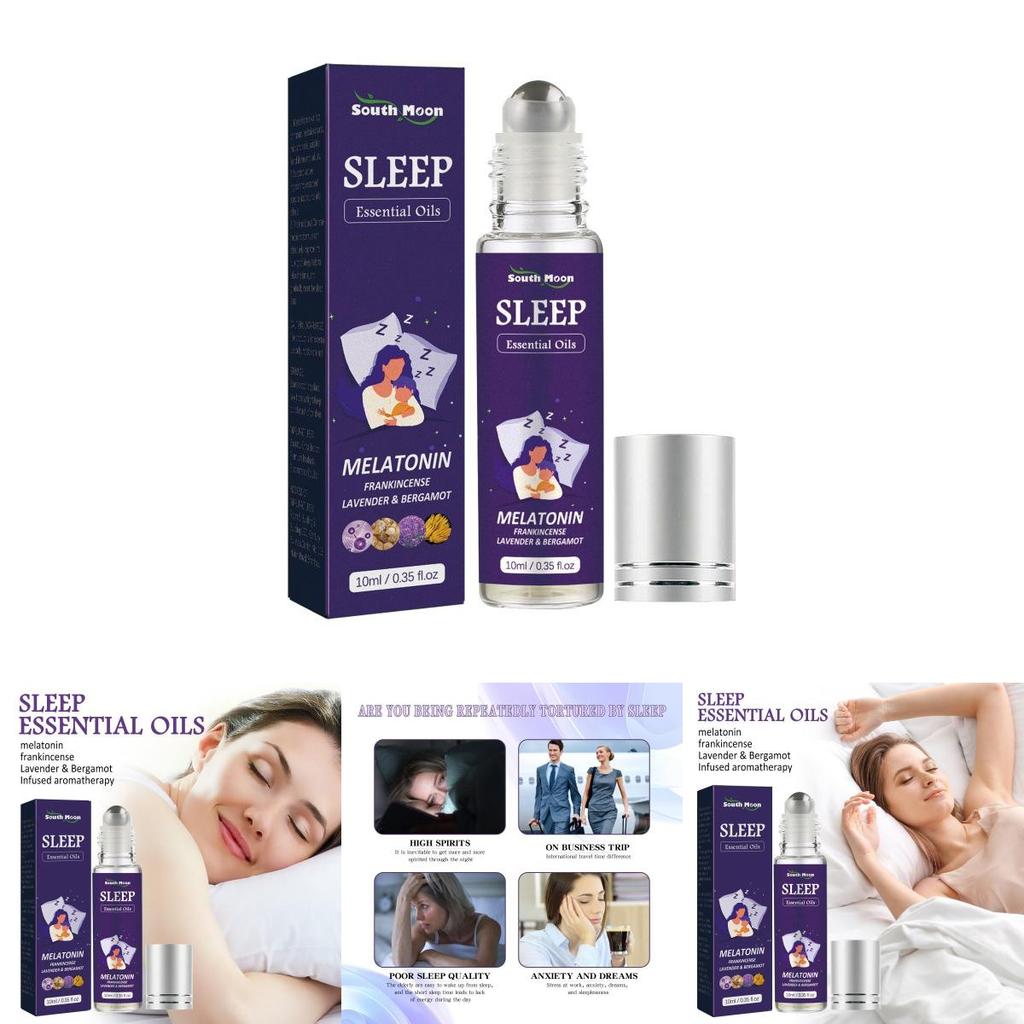 South Moon Schlaf Roll-on Ätherisches Öl Zur Entspannung Und Linderung Von Angstzuständen Mit Natürlichen Inhaltsstoffen