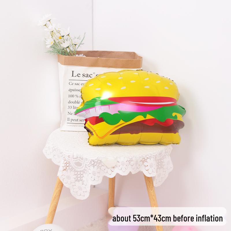 Cartoon Donut Number Balloon for 1st Birthday Party Decorations and Photo Props