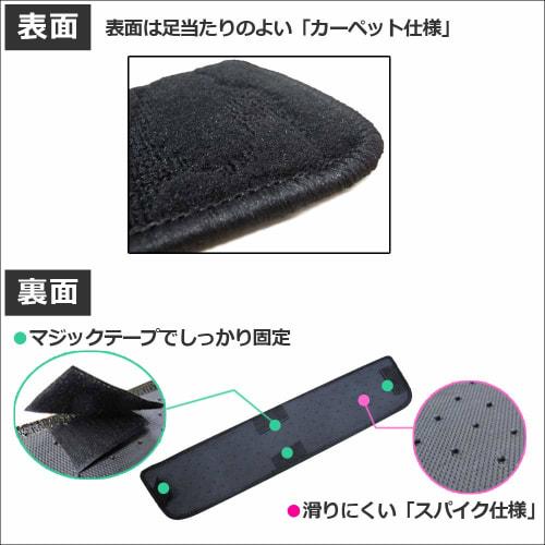 NV100 Clipper DR17W Step Mat 4 Pieces [Black] Ac355-03
