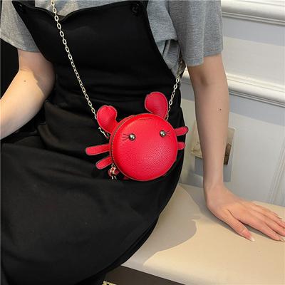 2025 New Cartoon Change Bag, Small Crab Women's Bag, Pendant, Fashion Keychain, Mini Bag.