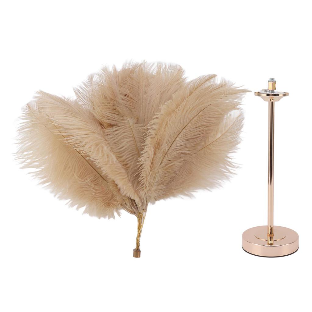 Lampă de masă decorativă 30 buc. Pene Lumină reîncărcabilă prin USB Lumină de birou cu control tactil încorporat