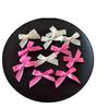 4cm Ballet-Style Multicolor Bow Hairpin - Cute Dopamine Ribbon Clip for Braided Hair