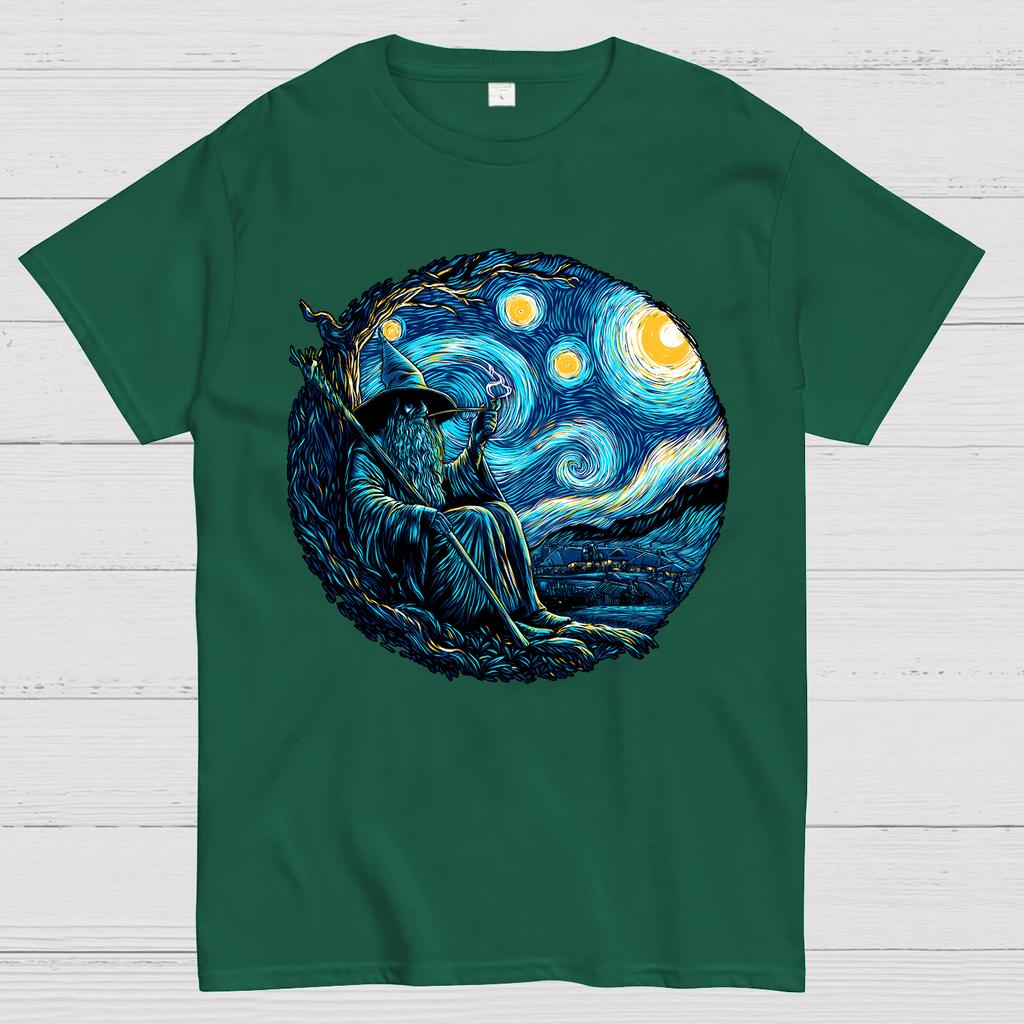 Starry Wizard Unisex 100% Cotton Summer Casual Cool Loose T-Shirt