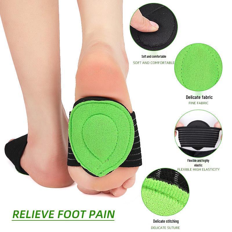 Thick Flat Foot Orthotic Arch Support Pad - Soft Shock-Absorbing Forefoot Bandage for Men & Women