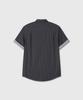 Daibeuin Roll-Up Half Check Shirts (Charcoal)