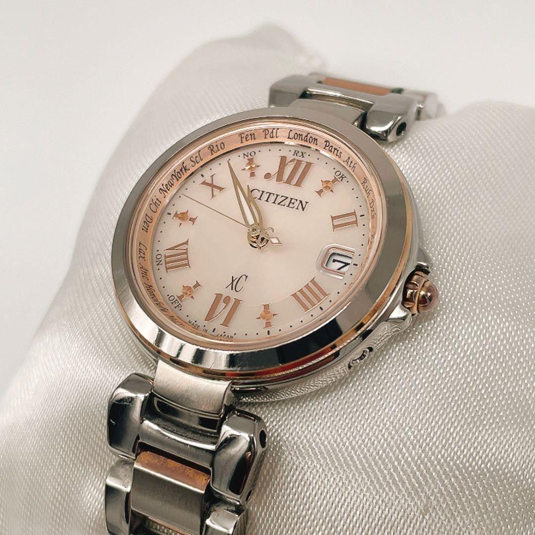 [Operation] CITIZEN Citizen XC Solar Ladies Date Watch Cross Sea Eco Drive Radio Solar