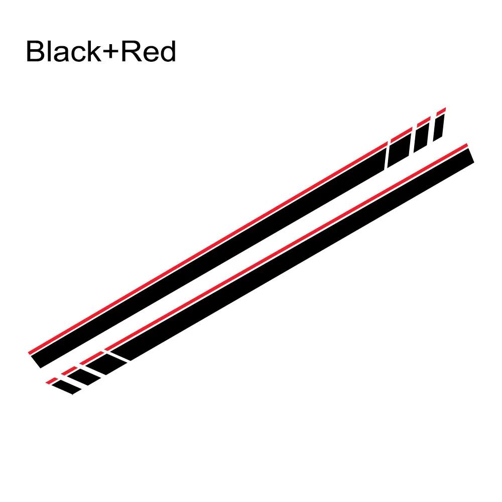 2PCS Car Side Stickers For VW Volkswagen Polo 6R 6C 9N2 9J GTI Auto Modification PVC Racing Style Decals Car Tuning Accessories