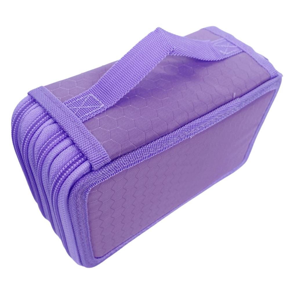 4 Layers Pencils Case 72 Holes School Stationery Bag Portable Pen Pouch  Office Accessories