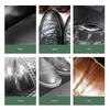 1 Betún de Zapatos Multifuncional de Doble Cara Incoloro de Frotado Ligero Aceite para el Cuidado del Cuero Esponja Cera Cepillo para Zapatos Negros Limpieza Doméstica