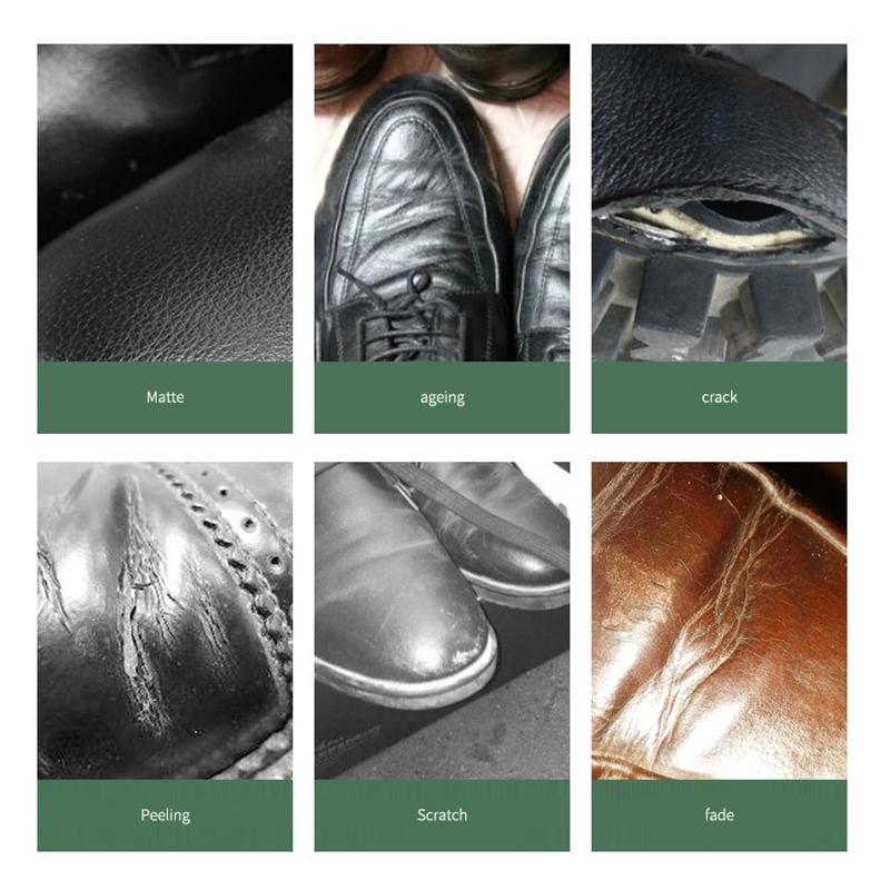 1 Multifunctional Double-Faced Shoe Polish Colorless Light Rub Leather Care Oil Sponge Wax Black Shoes Brush Household Cleaning