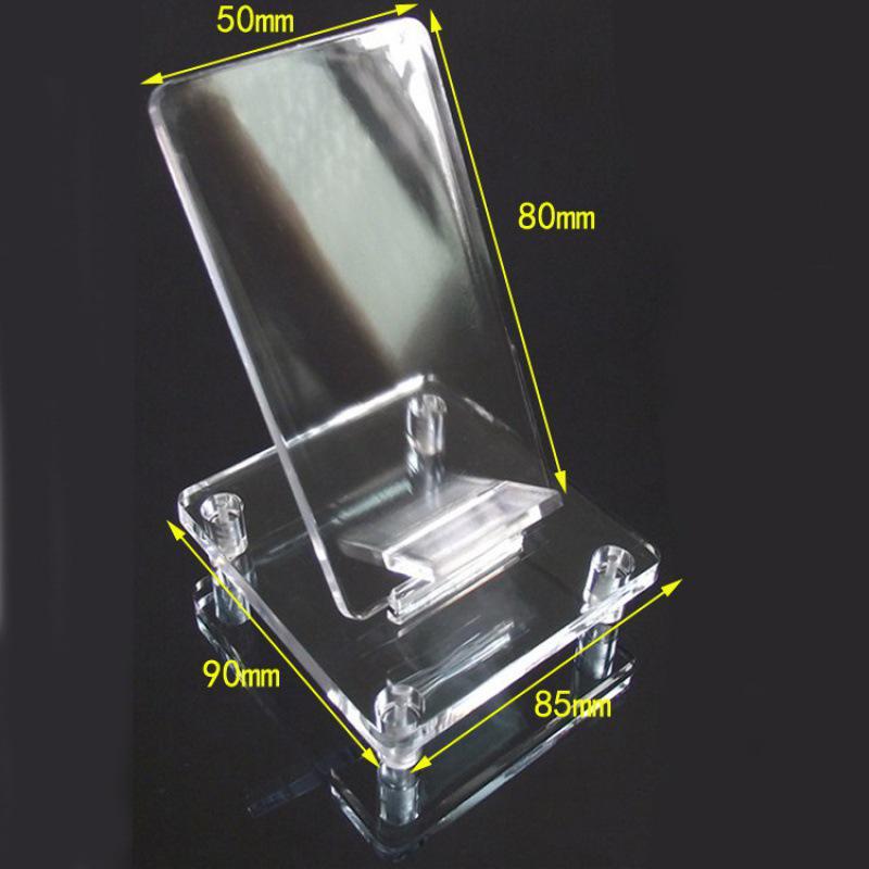 

Acrylic Mobile Phone Display Stand with Double Layer Tray