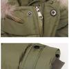 Boy Child Coats Kids Down Jacket Winter Warm Fur Collar Hooded Coat Thicken Padded Cotton Clothes