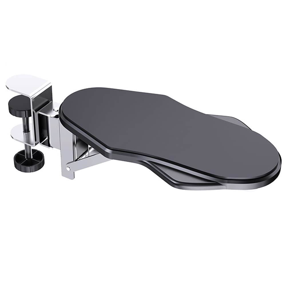 

Wrist Rest Clamp Type Desk Armrest Desk Extender Desk Extension Foldable Adjustable Armrest Support Rotating Mouse Pad Holder Improves Posture Reduces