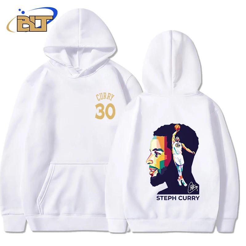 

stephen curry double-sided printed adult hoodie loose large size sports sweatshirt casual top for men and women 3XL