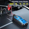 Vehicle Jump Pack with 5 V/2 A Input and Output, LCD Battery Readout, 12 V Starting Support, and Steady, Flashing, and Emergency Light Modes