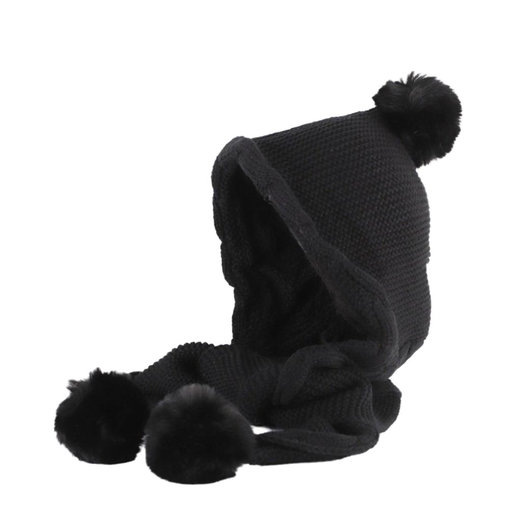 Neck Warmer Knitted Hat Scarf Set Twist Neckerchief Fashion Cycling Balaclavas Hat  All-match