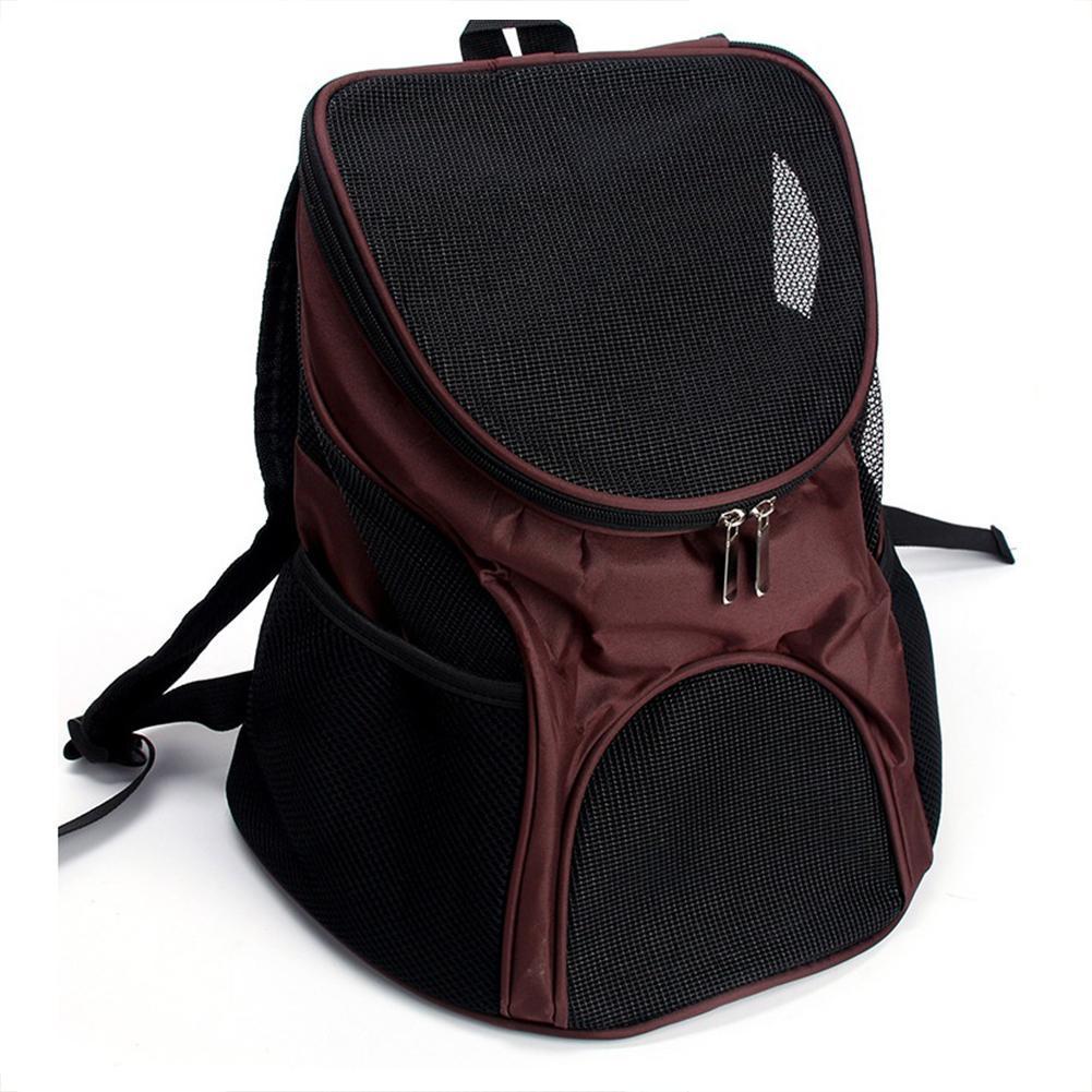 

1 шт. уникальный дышащий рюкзак для кошек и собак, мягкий для сумок, удобный для прогулок на открытом воздухе кофейный