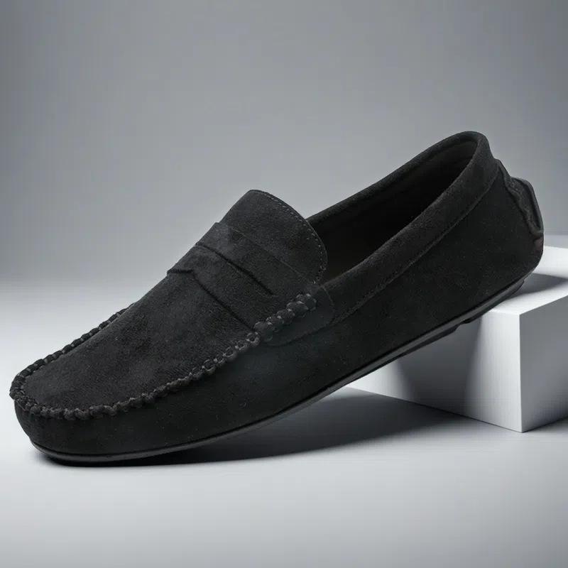 Herren Europäisches Leder Slipper Driving Loafers