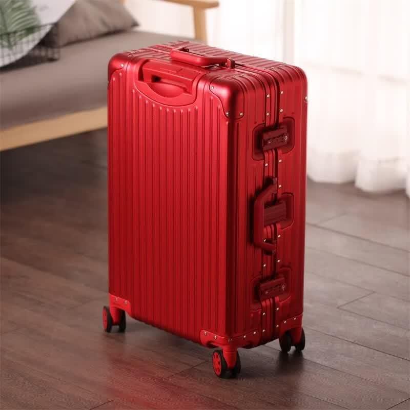 KIYERSY Business Aluminum Frame Luggage 24-inch