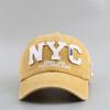 NEW YORK Distressed Verwaschene Kappe Verstellbare Gewaschene Snapback Baseballkappe Für Mann Frau Outdoor-Sport