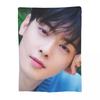 CHA EUN WOO Kpop ASTRO Fan-Geschenk Zubehör Decken Ultra-Weiche Flanell-Kuscheldecken Gemütliche Plüsch-Dünne Steppdecke