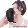 Inward Buckle Claw Clip Ponytail Wig - Lightweight Short Straight & Slightly Curly Hair for Women