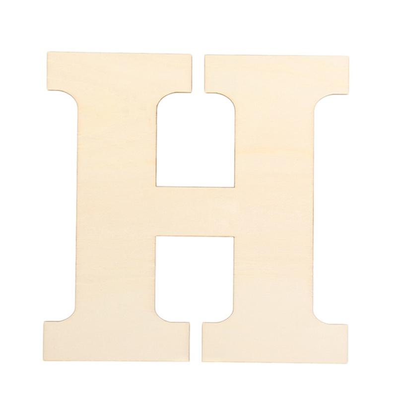 30cm Wooden Letters For Wall Decorations Crafts Nursery Kids Baby Room Alphabet Name DIY Word Wedding Party Art Home Decor