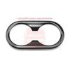 1PCS Steel Carbon fiber Rear Seat Drink Cup Holder Trim For Hyundai Sonata 20-23